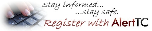 AlertTC Banner - Stay Informed, Stay Safe, Register